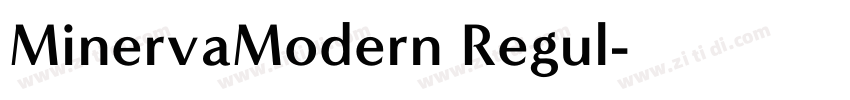 MinervaModern Regul字体转换